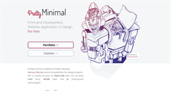 Desktop Screenshot of prettyminimal.com